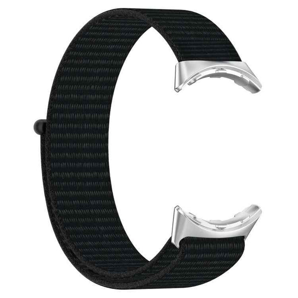 For Google Pixel Watch 2 Nylon Braided Watch Band(Black)