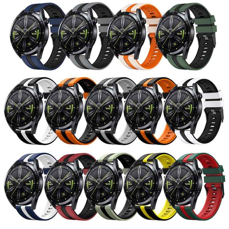20mm Two-Color Sports Silicone Watch Band, For Amazfit Pop Pro