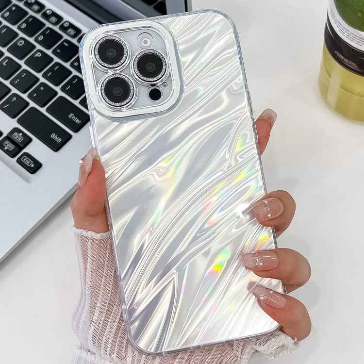Plating Glitter Texture TPU Phone Case with Lens Film, For iPhone 13