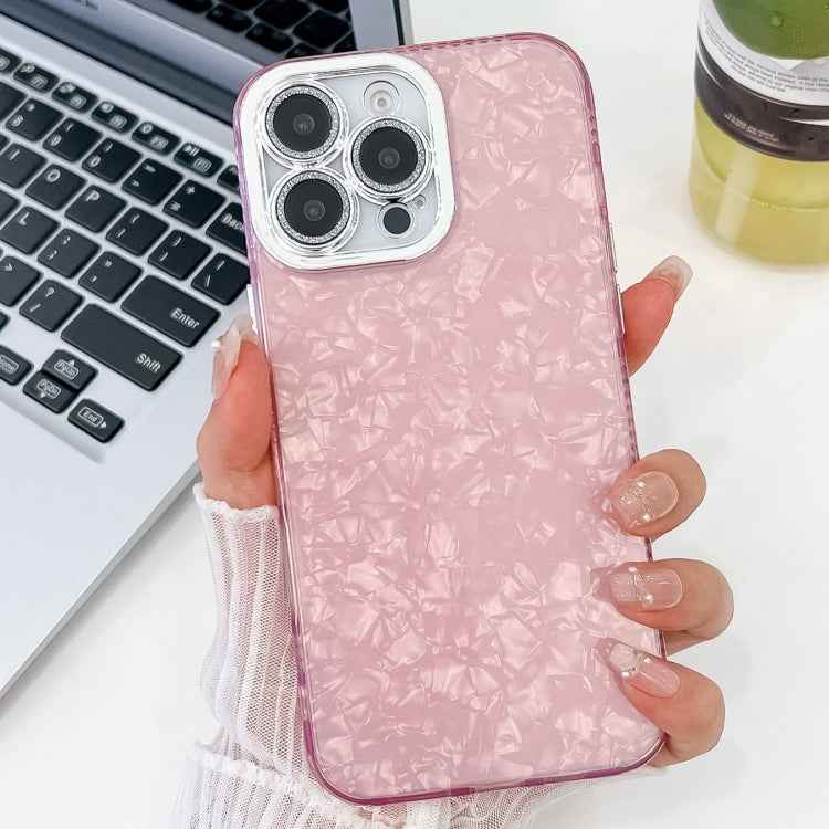 Plating Glitter Texture TPU Phone Case with Lens Film, For iPhone 13