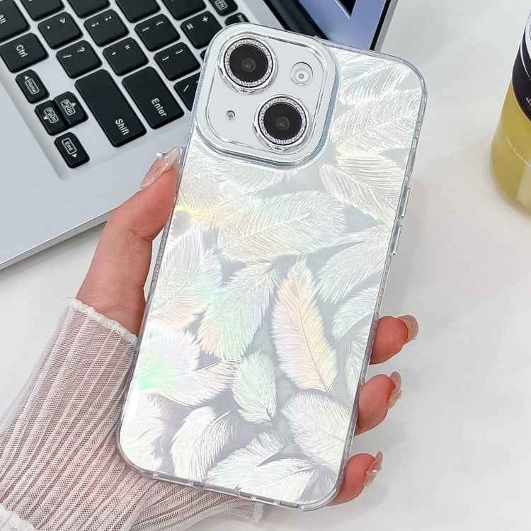 Plating Glitter Texture TPU Phone Case with Lens Film, For iPhone 13