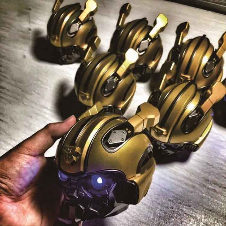 Bumblebee Cartoon Bluetooth 5.0 Speaker, Support TF Card & FM