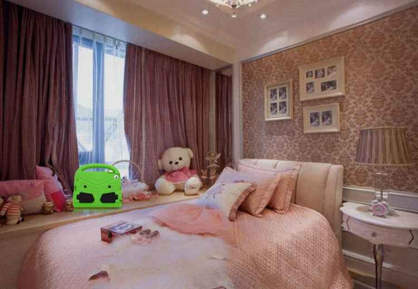 For iPad 4/3/2 Sparrow Style EVA Material Children Shockproof Casing Shell(Green)