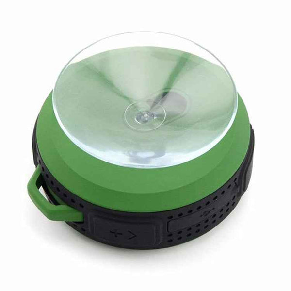 C6a Outdoor Chuck Wireless Bluetooth Car Speaker Suction Cup Speaker, Support TF Card(Green)