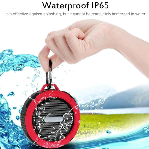 C6a Outdoor Chuck Wireless Bluetooth Car Speaker Suction Cup Speaker, Support TF Card(Green)