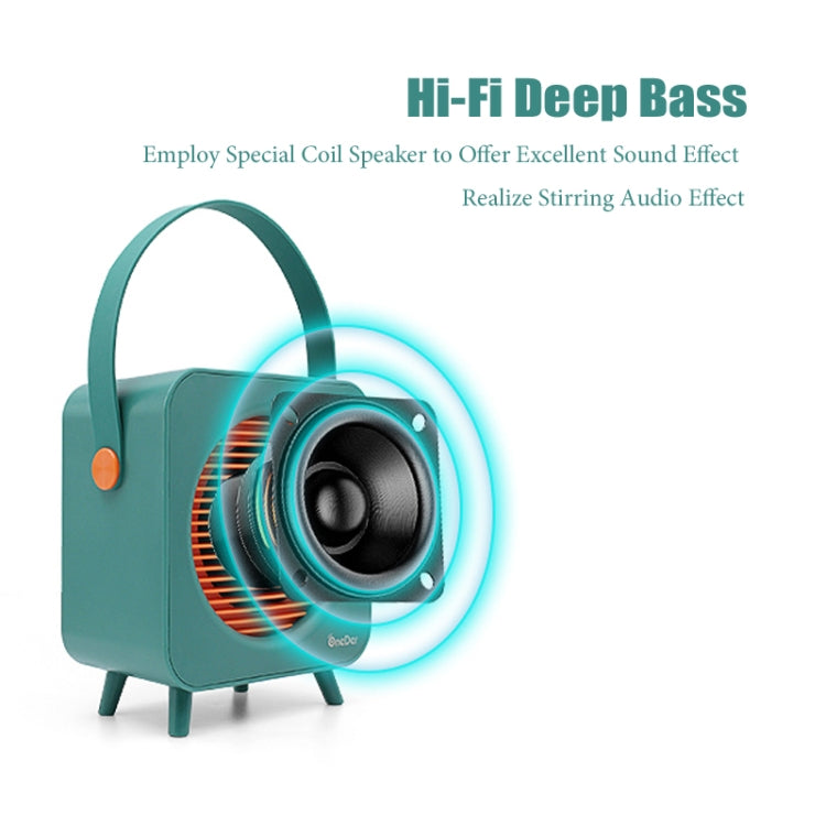 Oneder V9 Fabric Portable Wireless Bluetooth Speaker Portable Card Subwoofer Creative Gift Mini Speaker