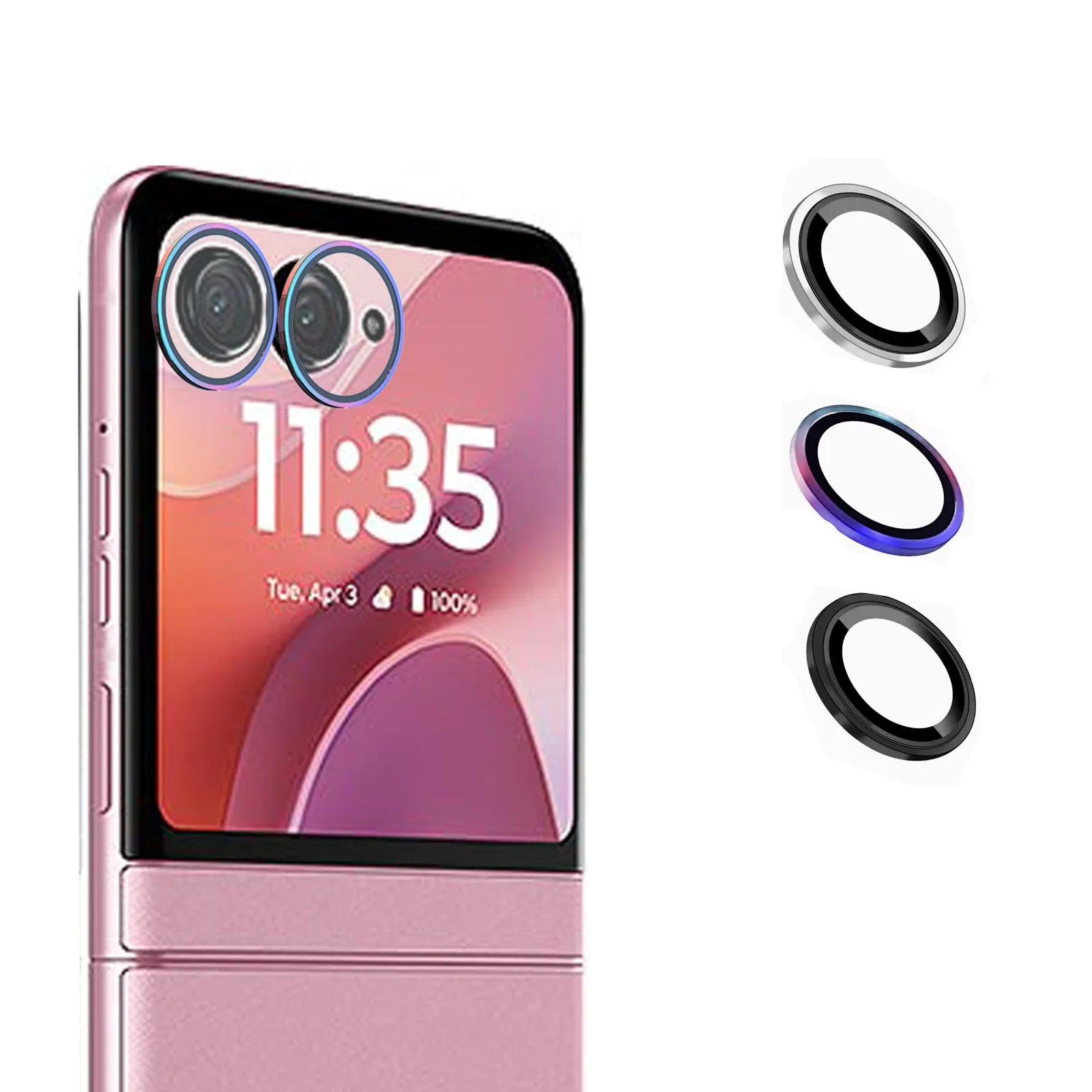 asdipsa Camshield Alloy Frame Camera Protector for Razr 60