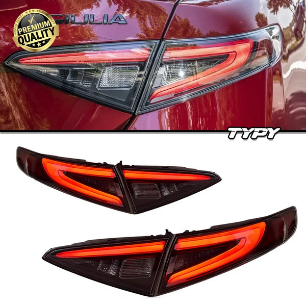 TYPY Car For Alfa Romeo Giulia Taillight 2016-2022 Upgrade Modified New DRL Dynamic Turn Signal LED Taillight Auto Accessories