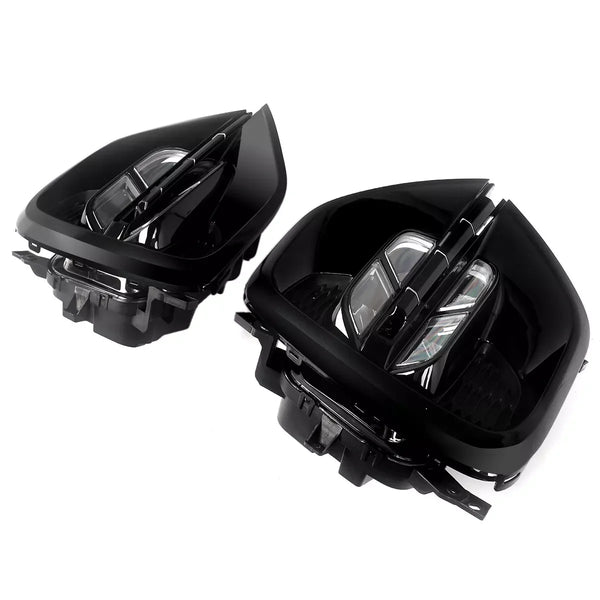 Quad LED Fog Lights Kit  Switch Wires Fog Light Assembly Car Signal Light Plug and Play