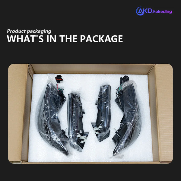 AKD Tail Lamp for BMW 3 Series G20 G28 M3 LED Tail Light 2018-2021 325i 320i Rear Fog Brake Turn Signal Automotive Accessories