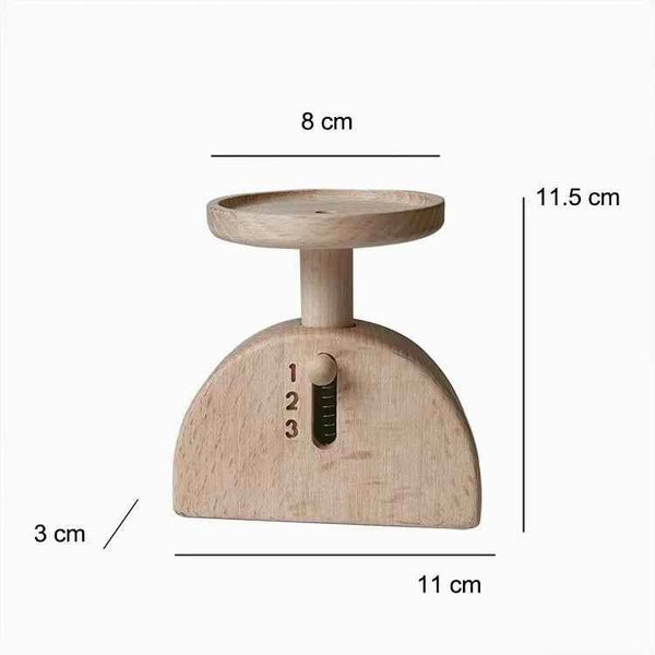 Jumpsecret Kids Montessori Wooden Sorting Cups With Beads