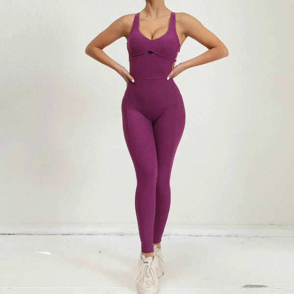 Bobicloudestock Yoga Jumpsuit Women Adjustable Bodysuit