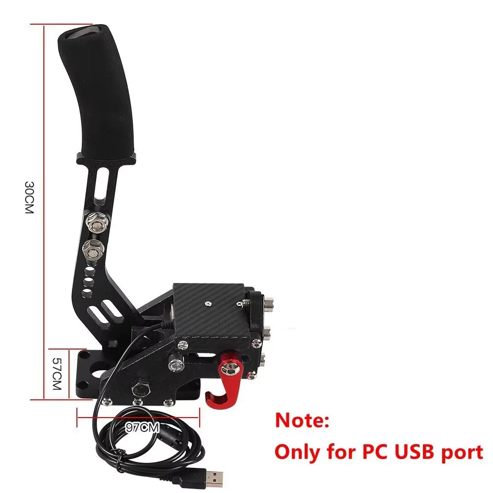USB Handbrake SIM For G25/27/29 T300 T500 PC Racing Games Fanatecosw Dirt Rally Hand Brake System Red Black Blue HB-1009