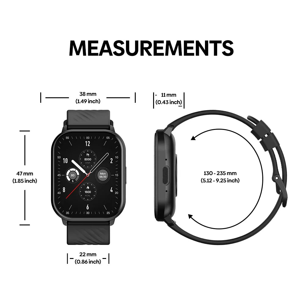 Zeblaze GTS 3 Voice Calling Smart Watch For Fitness