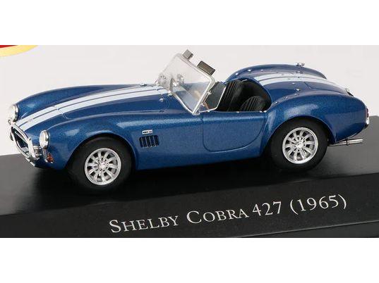 Shelby Cobra 427 1965 Blue with White Stripes 1:43 Scale Diecast Model