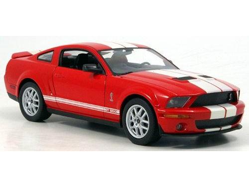 Shelby Cobra GT500 2007 Red 1:24 Scale Welly Diecast Model