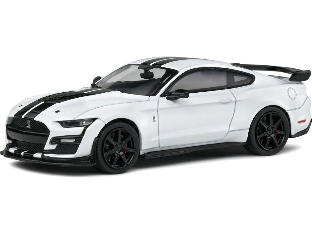 Shelby Mustang GT500 2020 White 1:43 Scale Solido Diecast Model