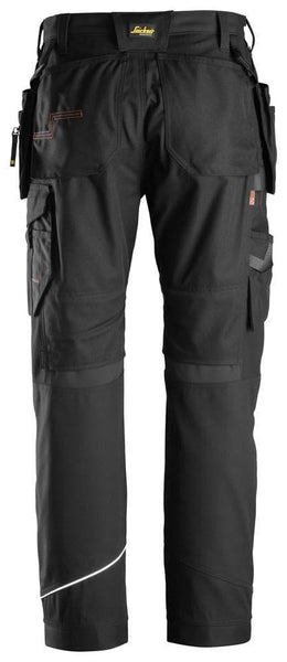 Snickers 6214 RuffWork, Canvas+ Holster Pocket Work Trousers Black