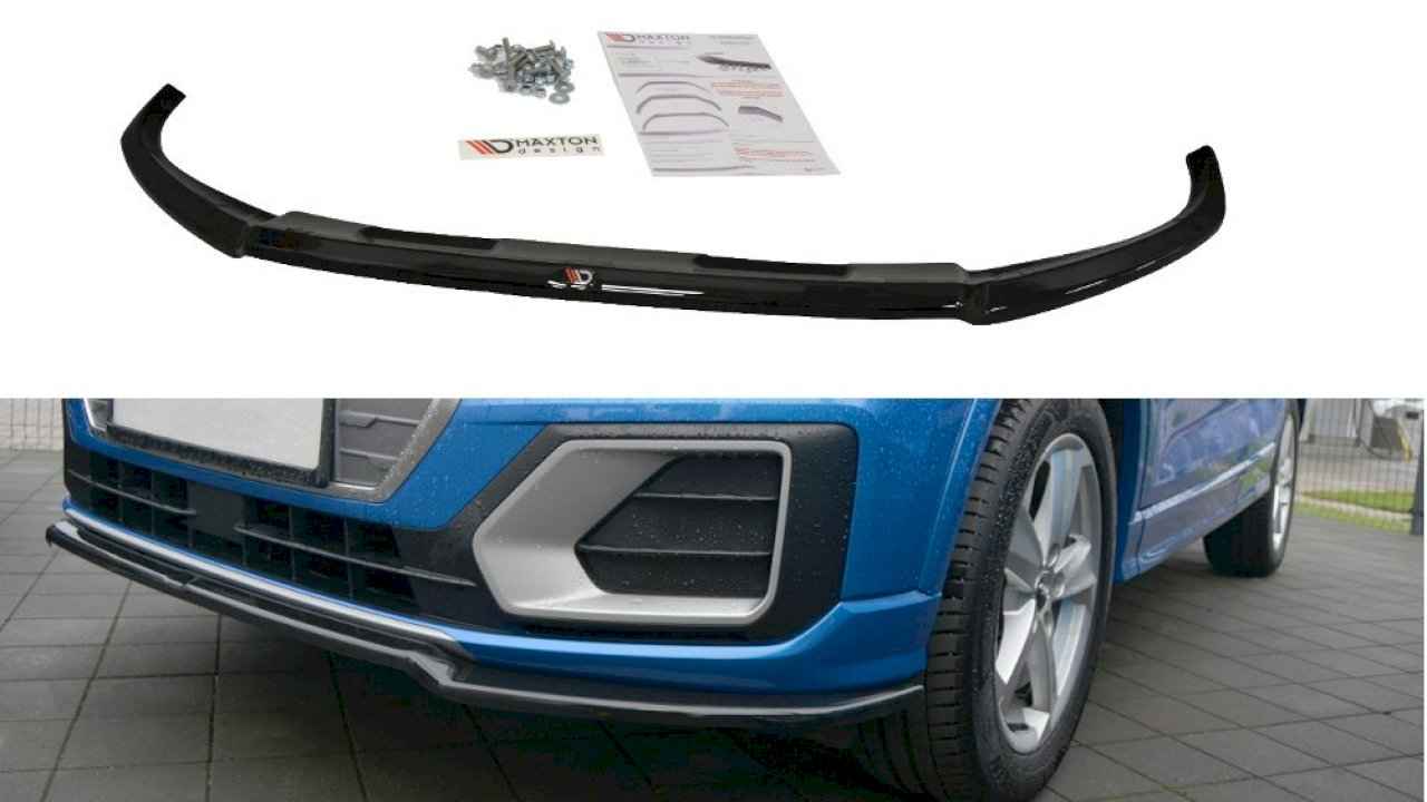 Maxton Design - FRONT SPLITTER V.1 AUDI Q2 MK1 SPORT 2016 - ONWARDS