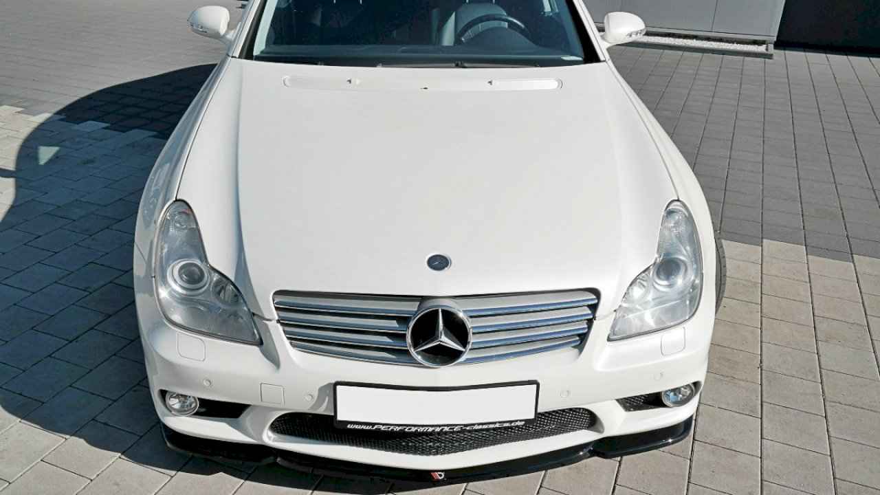 Maxton Design - FRONT SPLITTER V.1 MERCEDES CLS C219 55AMG (2004-2006)