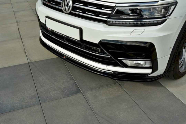 Maxton Design - FRONT SPLITTER V.1 VW TIGUAN MK 2 R-LINE
