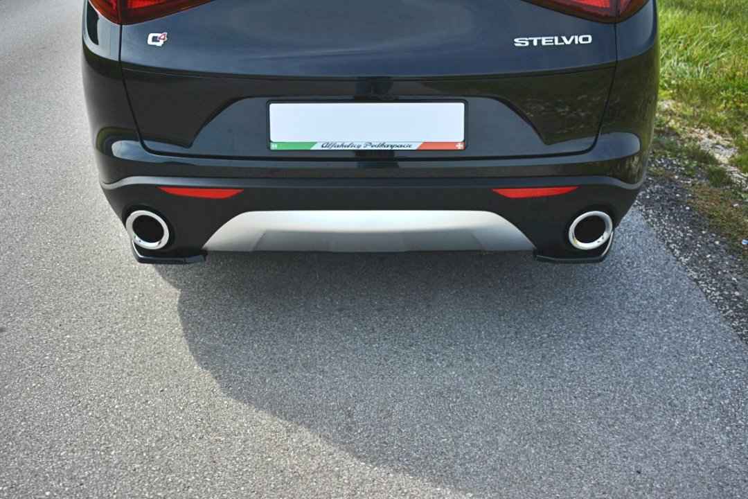 Maxton Design - REAR SIDE SPLITTERS ALFA ROMEO STELVIO (2016-2020)