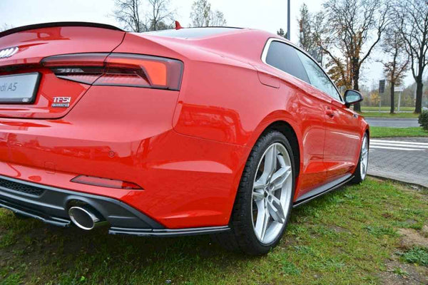 Maxton Design - REAR SIDE SPLITTERS AUDI A5 F5 S-LINE COUPE (2016 - UP)