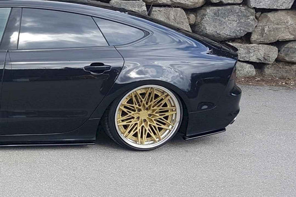 Maxton Design - REAR SIDE SPLITTERS AUDI A7 S-LINE C7 (2010-14)