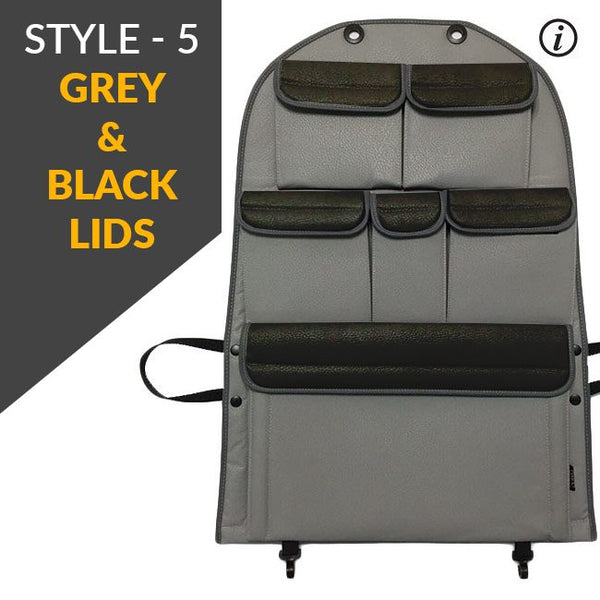 For Mercedes Vito Campervan Single & Captain’s Seat Leatherette Back Seat Organiser — Durable Van Storage Solution