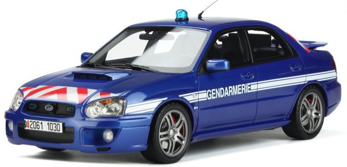 Subaru Impreza STi WRX 2006 Gendarmerie 1:18 Scale OttOmobile Resin Model