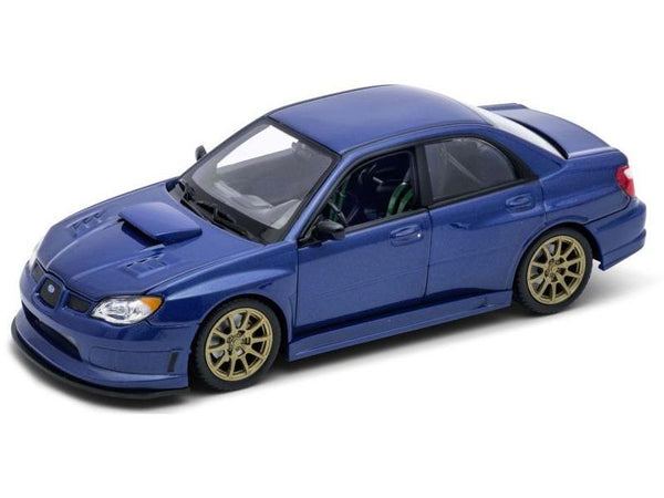 Subaru Impreza WRX STi 2010 Blue 1:24 Scale Welly Diecast Model