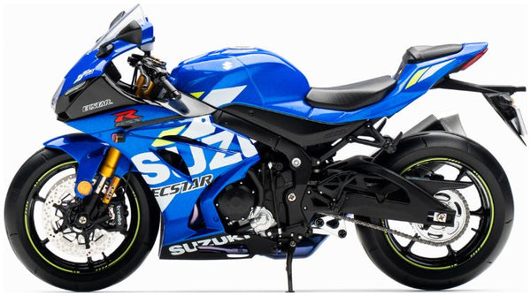 Suzuki GSX-R1000 2020 Blue 1:12 Scale LCD Diecast Model