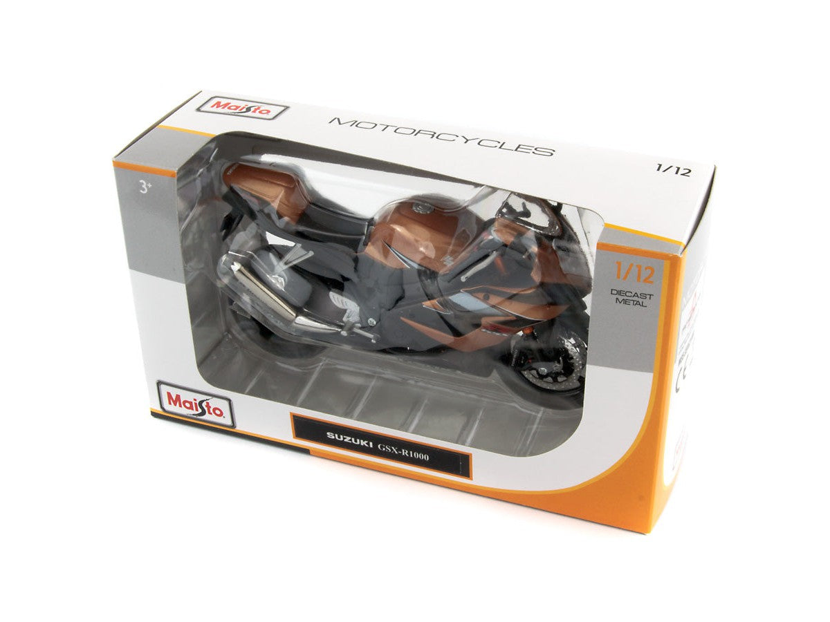 Suzuki GSX-R1000 gold/black - 1:12 Scale Motorbike Model