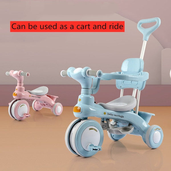 Childrens Tricycle Bicycle Outdoor Stroller