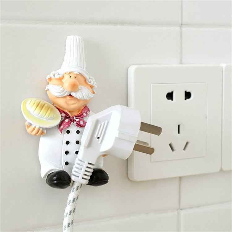 Creative Kitchen Plug Organizer Sundry Key Hanger Hook Kitchen Accessories Decoration, Specification:Foot Support