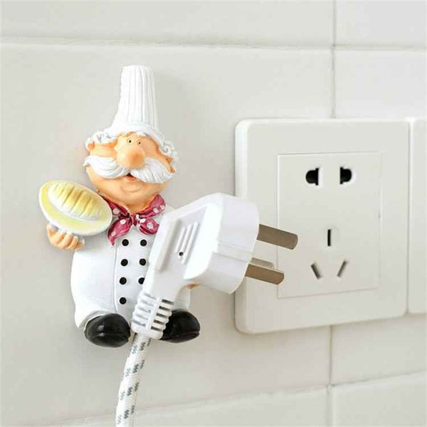 Creative Kitchen Plug Organizer Sundry Key Hanger Hook Kitchen Accessories Decoration, Specification:Foot Support