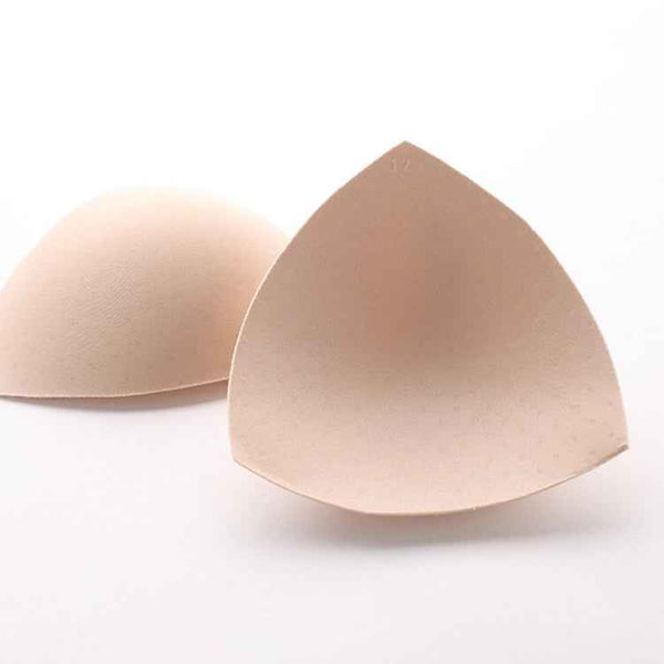 1 Pair Bra Pad Sewing Insert Soft Sponge Cup Removable Padded, Size:One size(Skin Color)