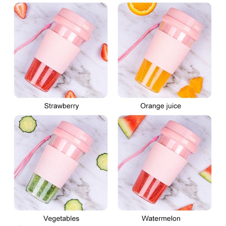 Portable USB Rechargeable Mini Household Electric Fruit Juicer, 250ml