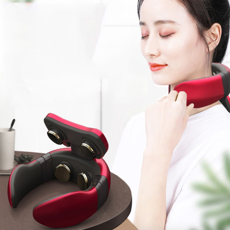 Four-head Shoulder and Neck Massager Pulse Neck Protector