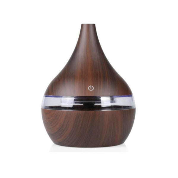 300ml USB Electric Aroma Air Diffuser Wood Ultrasonic Air Humidifier Essential Oil Aromatherapy Cool Mist Maker