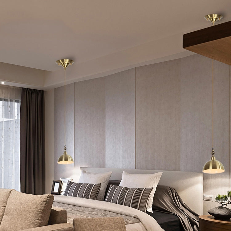 Chandelier Wall Lamp Full Copper Ceiling Plate Base Lighting Accessories, 12cm