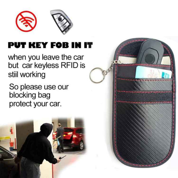 Antimagnetic RFID Car Key Mobile Phone Bag Shielding Set Radiation Cell Phone Pocket