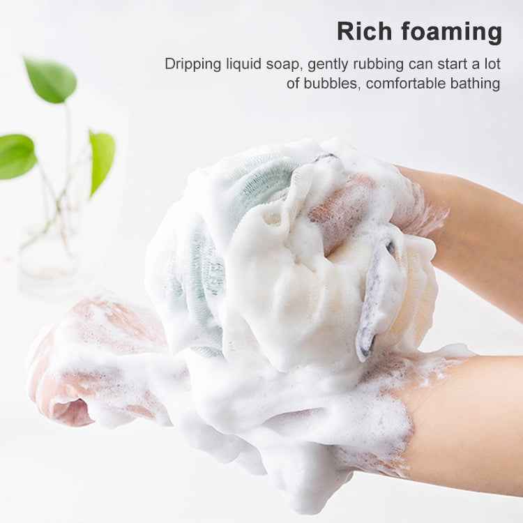 Portable Lantern Ball Bath Flower Large Back Shower(Khaki)