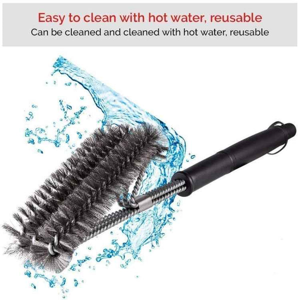 Large Barbecue Grill Pan Cleaning Wire Brush