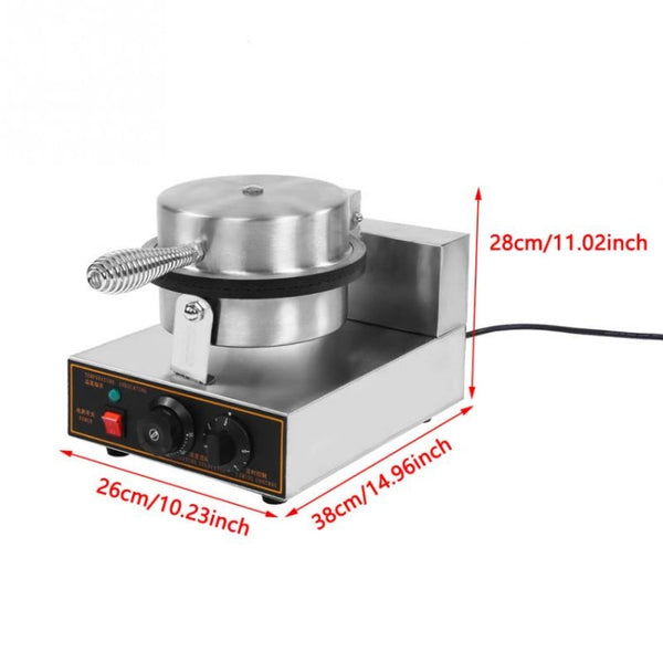 Electric Waffle Maker Egg Roll Maker DIY Ice Cream Cone Machine Crispy Omelet Machine, US Plug, UK Plug, EU Plug