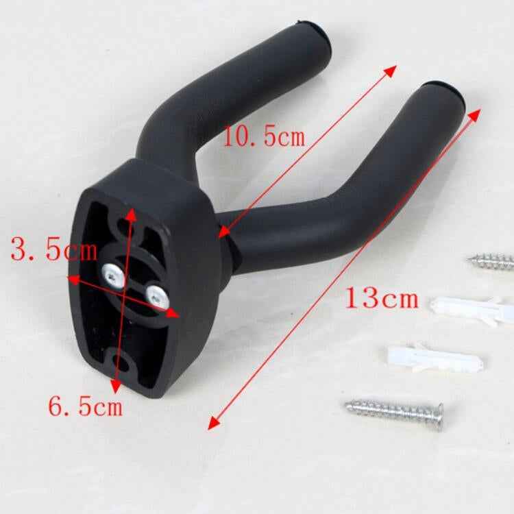 3 PCS Guitar Short Hook Wall Metal Hanger(Black)