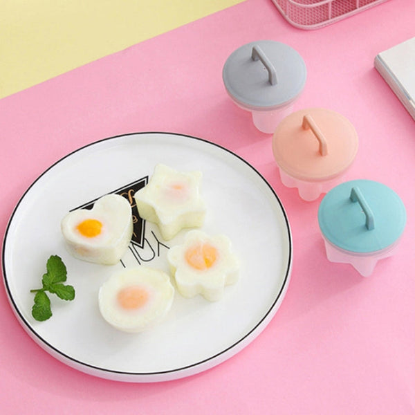 4 in 1 Home Creative Kitchen Steaming Egg Set with Oil Brush