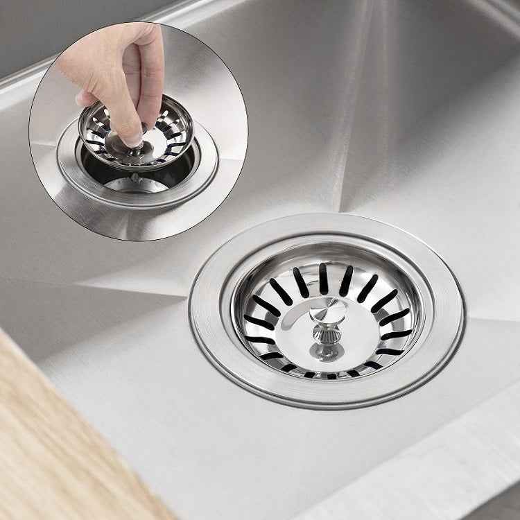 Stainless Steel 304 Washbasin Sink Filter Cover(Bright)