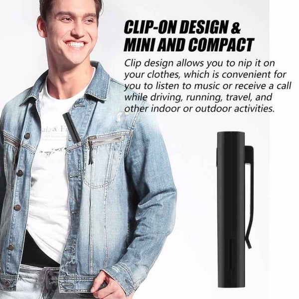 Bluetooth Receiver Smart Headphone Voice Translator 26 Multi-language Travel Business TF Card Voice Text Interpreter Earphone(Black)