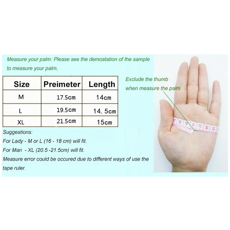 Cycling Shock Absorbing Anti-Slip Gloves Fitness Weight Lifting Training Half-finger Gloves, M, L, XL